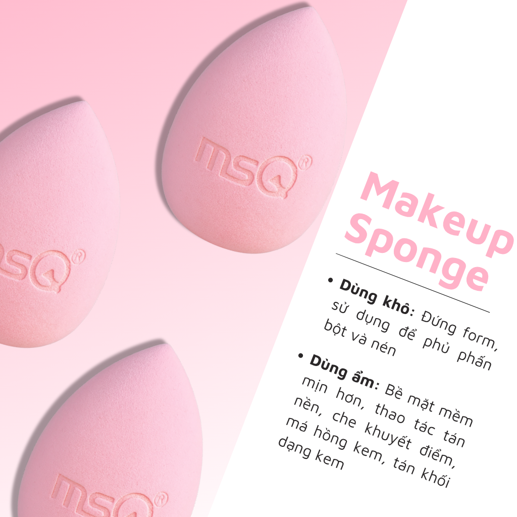 Mút Trang Điểm MSQ Miracle Complexion Size L MSQM8